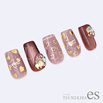 TSUMEKIRA　【es】カラーハート GOLD（ゴールド）（ジェル専用）