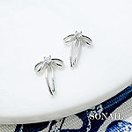 SONAIL　ゆるリボンパーツ シルバー FY002243