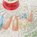 SONAIL　リズミックスパークル 雪の結晶 ゴールド FY002285