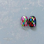SONAIL　×innocence レクタングルホロ カラフル FY002325