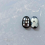 SONAIL　×innocence レクタングルホロ クロムシルバー FY002326