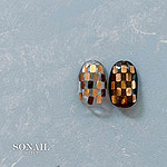 SONAIL　×innocence レクタングルホロ ゴールド FY002323