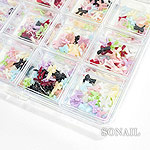 SONAIL　シャーベットカラーリボンアソート FY002328