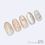 TSUMEKIRA　【es】花占いマーガレット ホワイト