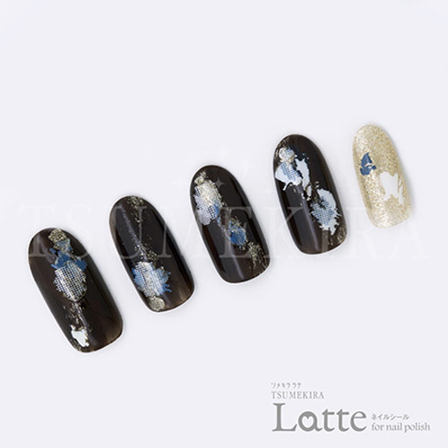 Tsumekira Latte Fumi プロデュース Lattice Foil ジェイブルー Lt Fum 101 の通販 ネルパラ セルフ ネイル初心者もネイリストも納得のネイル用品が安い