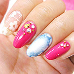 Naility!　ステップレスジェル 165 ビビッドピンク 7g