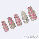 TSUMEKIRA　【es】MEGU NAIL プロデュース MEGUハート PINK