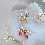 SONAIL　×effrontee ニュアンスアート・アラベスク プチ シルバー FY002123
