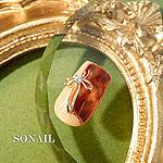 SONAIL　ゆるリボンパーツ ゴールド FY002242