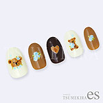 TSUMEKIRA　【es】小花　ブルー