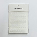 SHAREYDVA　レースシール ホワイト