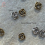MATIERE　(マティエール) メタルパーツ ローズ シルバー