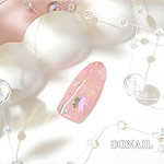 SONAIL　ホログラムURARAさくら シェルピンク FY002315