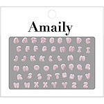 Amaily　ネイルシール No.7-10 マシュマロフォント