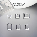ANNPRO モールド ビジュー スクエア/レクタングル