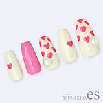 TSUMEKIRA　【es】MEGU NAIL プロデュース MEGUハート PINK