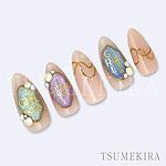 TSUMEKIRA　MAYAプロデュース minimoji ゴールド（ジェル専用）