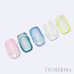 TSUMEKIRA　AKI HARASHIMAプロデュース Arc text silver（ジェル専用）