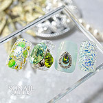 SONAIL　PLUS Lapisraviセレクト 極薄ホログリッター【jewel】 ペリドット FY002128