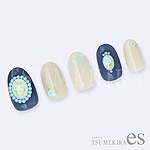 TSUMEKIRA　【es】小花　ブルー